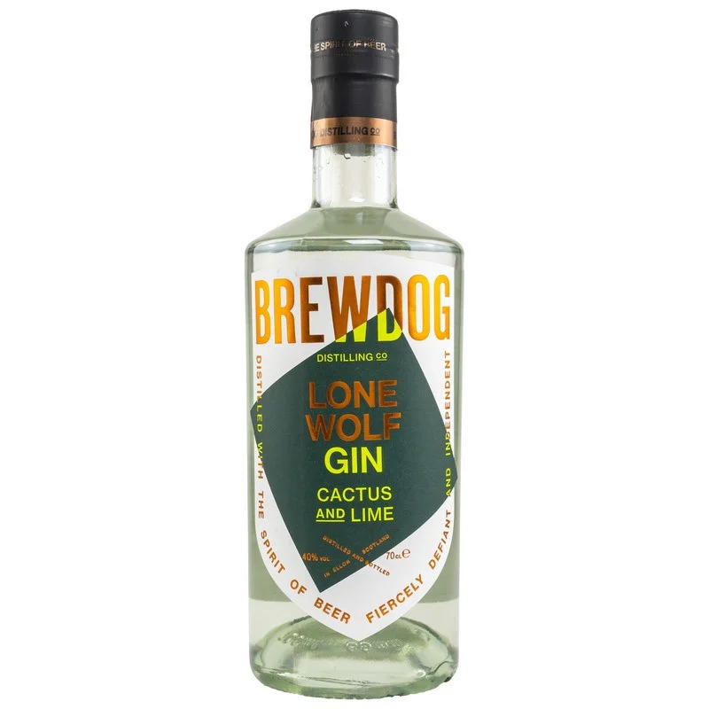 BrewDog LoneWolf Cactus & Lime Gin 0,7 L 40% vol BrewDog LoneWolf Cactus & Lime Gin 0,7 L 40% vol