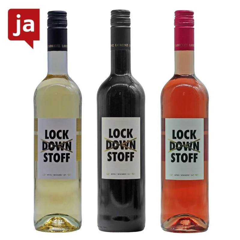 Lockdownstoff 3er Probierset Bio 3 x 0,75 L