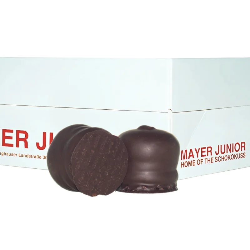 Mayer Junior Schokoküsse doppelt mit Schokolade überzogen 50er Karton Mayer Junior Schokoküsse doppelt mit Schokolade überzogen 50er Karton