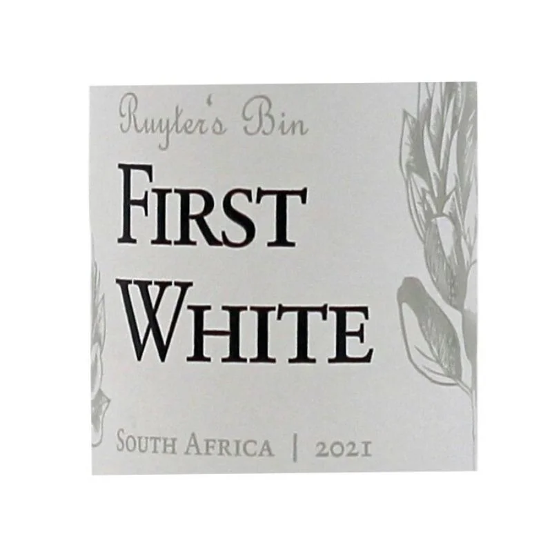Ruyter's Bin First White 0,75 L 12,5 % vol Ruyter's Bin First White 0,75 L 12,5 % vol