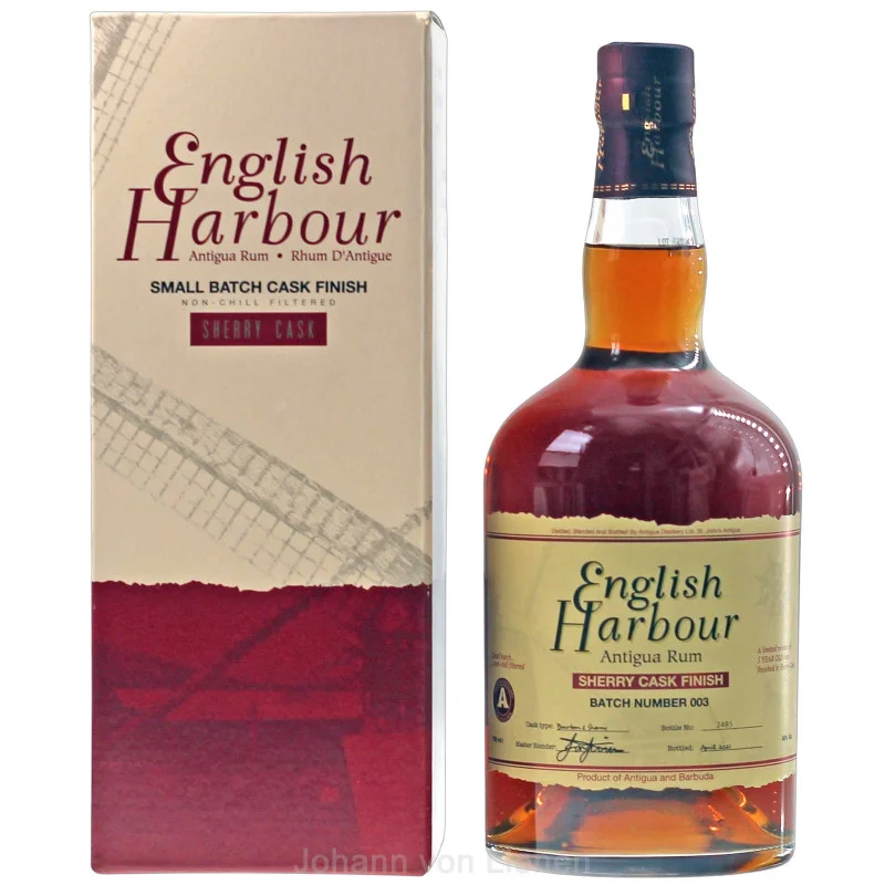 English Harbour Sherry Cask Finish Rum Batch 003 0,7 L 46 % vol English Harbour Sherry Cask Finish Rum Batch 003 0,7 L 46 % vol