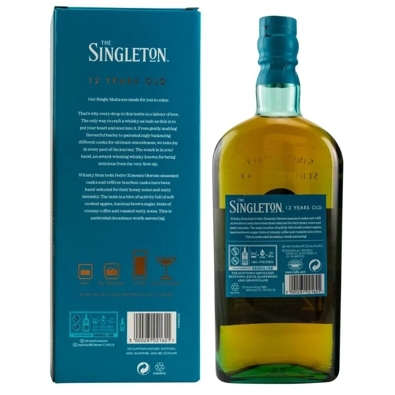 The Singleton Luscious Nectar 12 Jahre 0,7 L 40% vol