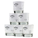 6 Jack Daniels Old No 7 Gläser Tumbler mit Eichung