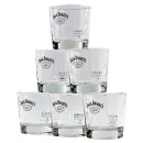 6 Jack Daniels Old No 7 Gläser Tumbler mit Eichung