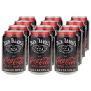 Jack Daniel's & Coca Cola Zero Dose 12x 0,33 L 10% vol