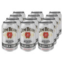 Jim Beam & Cola ZERO Dose 12x 0,33 L 10% vol